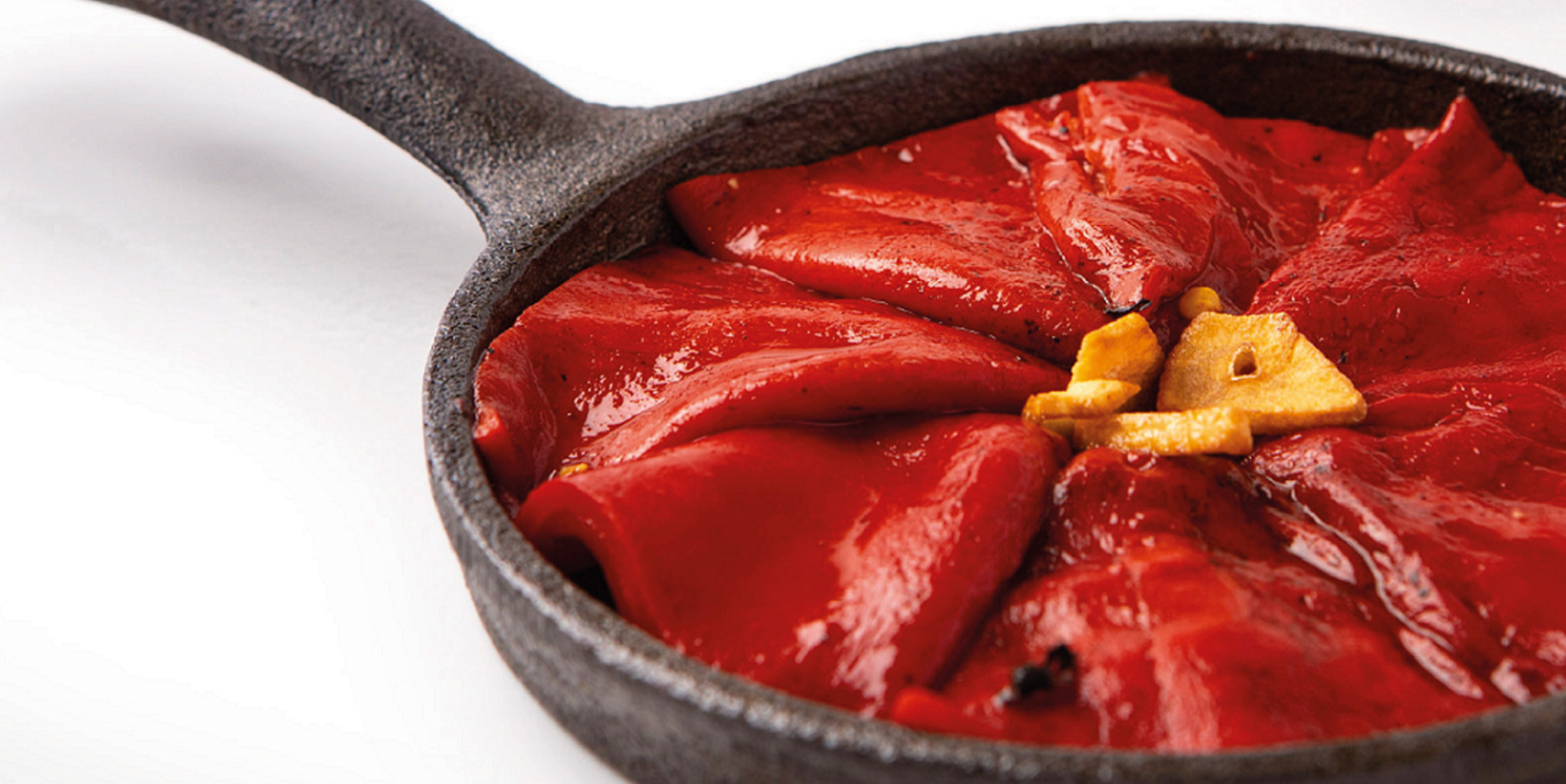 Fitur Navarra 2025 Degustación de pimientos de DO Piquillo de Lodosa con ajos de Falces y AOVE